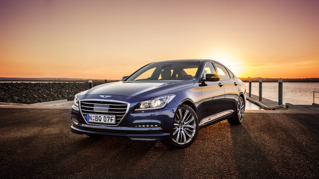 STRAIGHT DRIVE: Paul Gow has a Hyundai Genesis as his daily driver. STRAIGHT DRIVE: Paul Gow has a Hyundai Genesis as his daily driver.